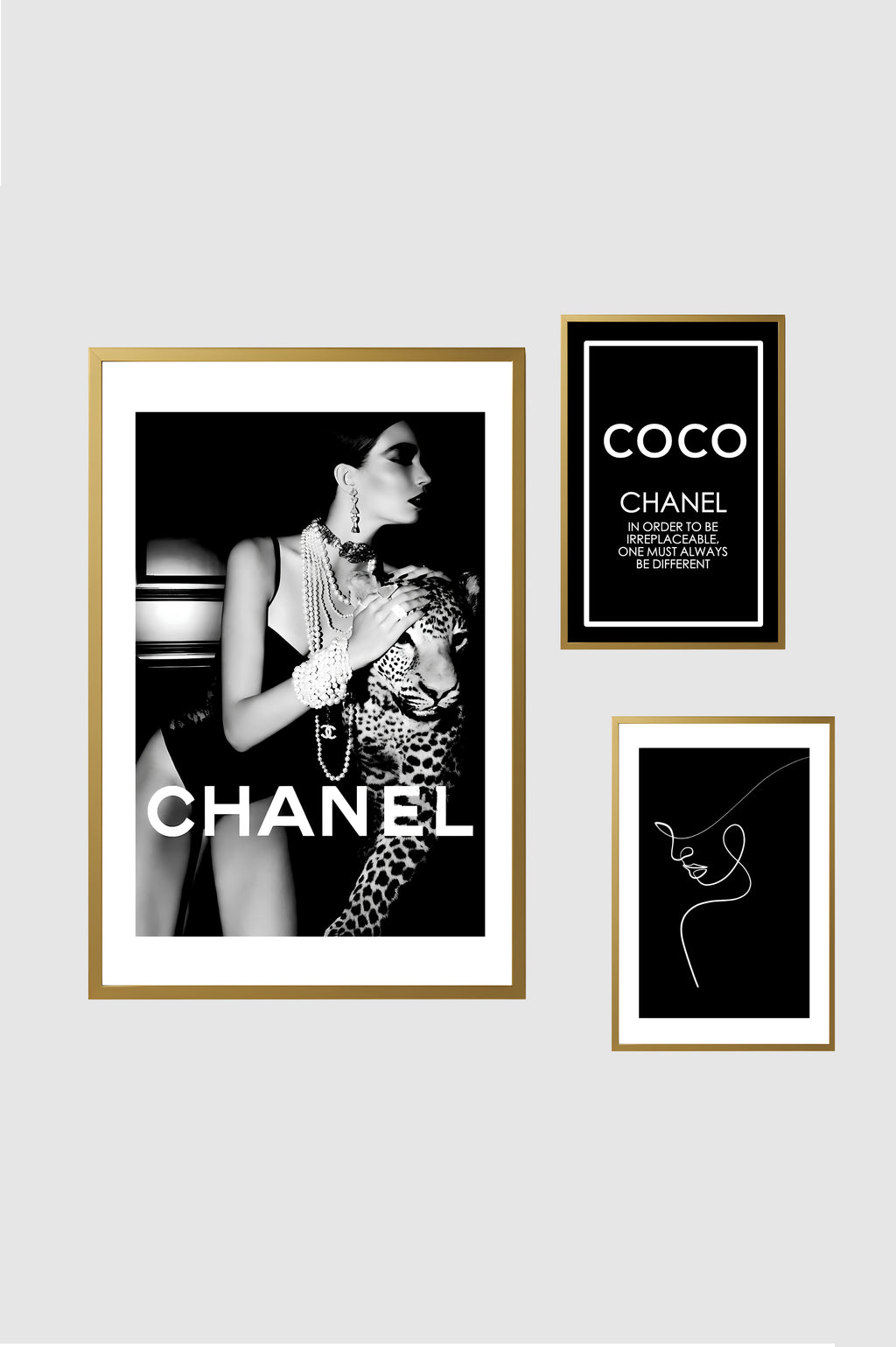 Éclat Black Chanel (set de 3 piezas)