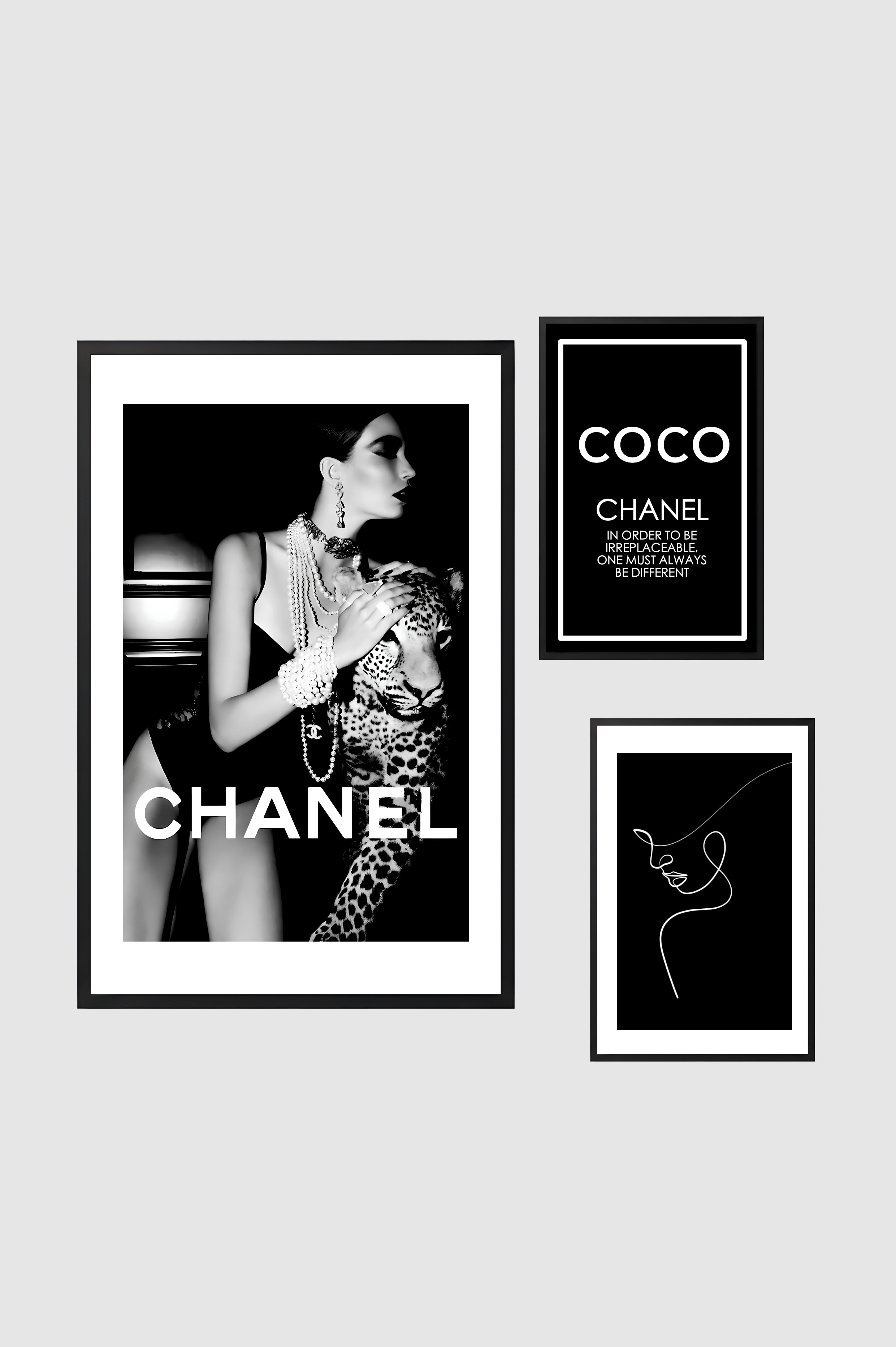 Éclat Black Chanel (set de 3 piezas)